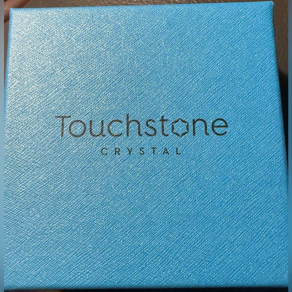 Touchstone Crystal From Swarovski Floating Cubes Pendant. Retired. NWT. - Picture 7 of 8